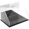 Plymor Clear Acrylic Slanted Front Display Case, 12" W x 8" D x 8" H
